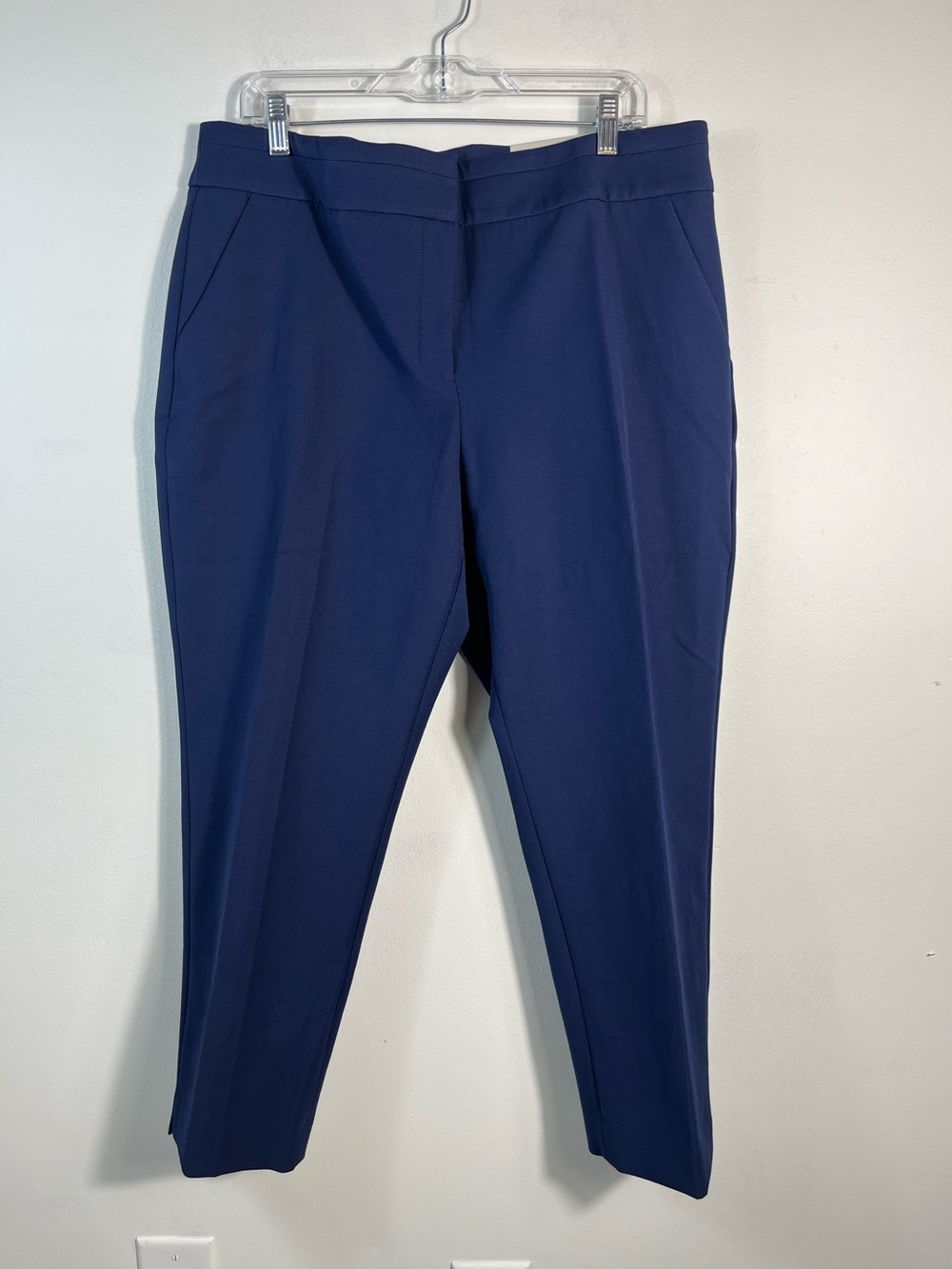 Chico’s Blue So Slimming Stretch Ankle Pants Size 16  Petite